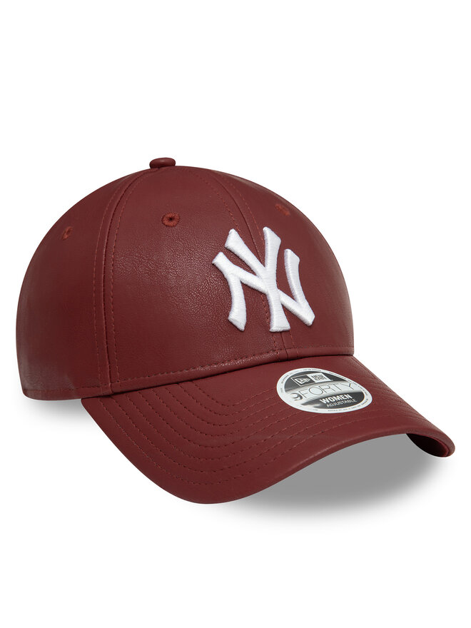 New Era Cap New Era New York Yankees Crinkled Pu 9Forty 60595395 Dunkelrot