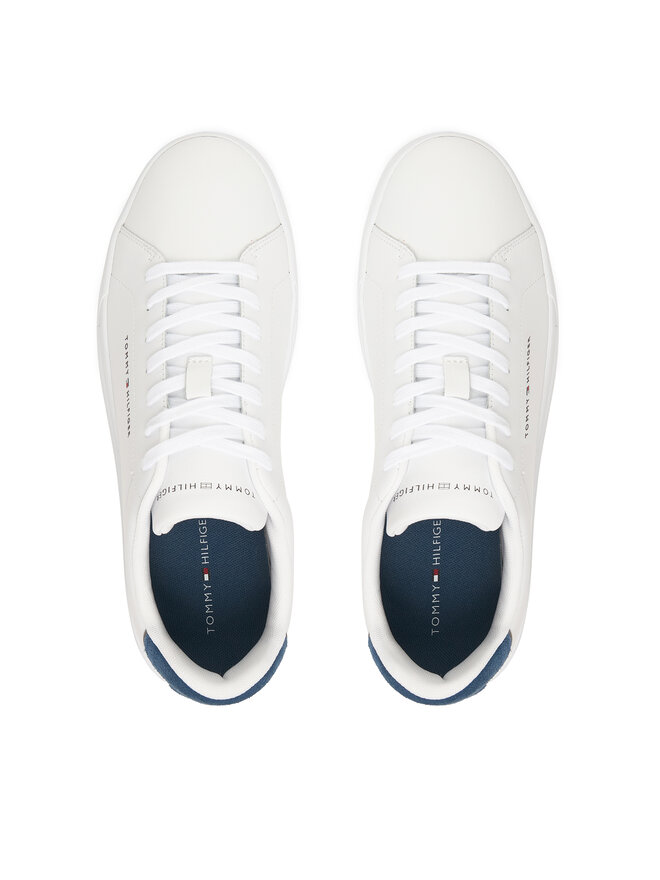 Tommy Hilfiger Superge Tommy Hilfiger Th Court Lth Detail Ess FM0FM05367 Bela