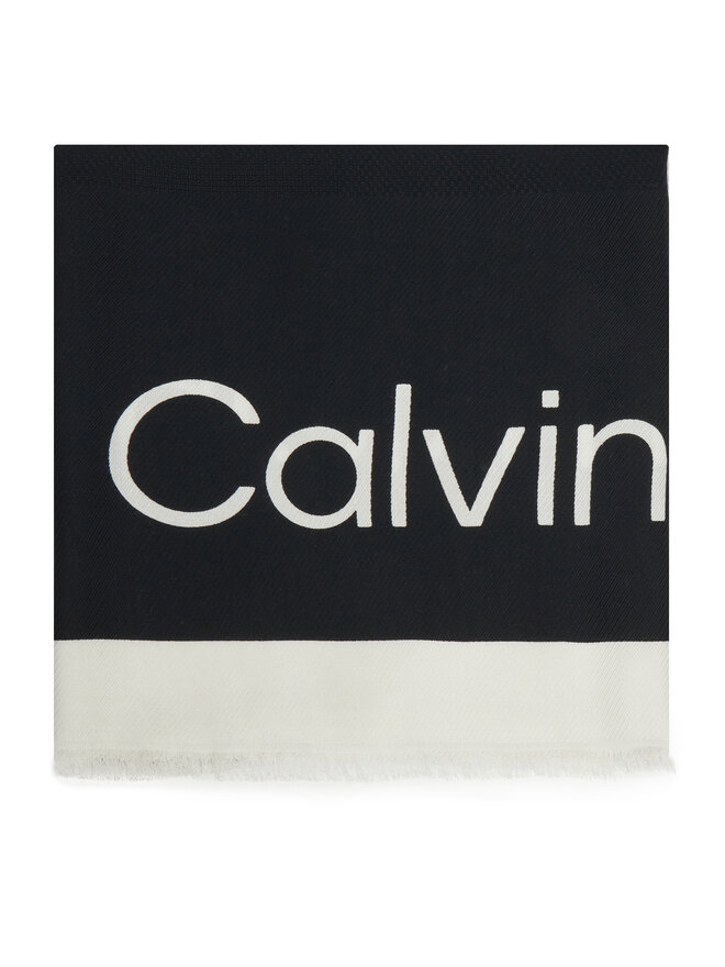 Calvin Klein Eșarfă Calvin Klein Bold Logo LV04F8052G Negru