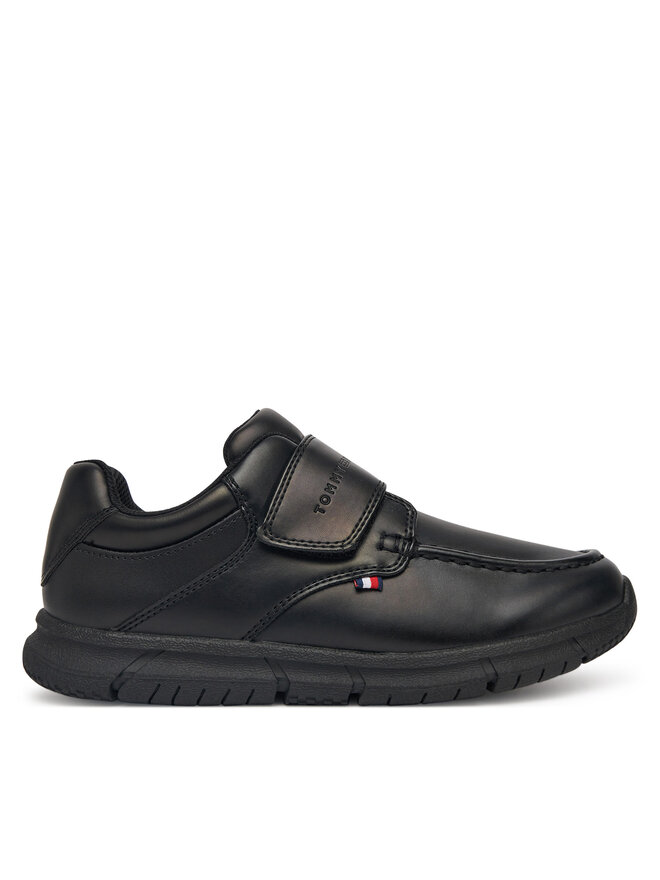 Tommy Hilfiger Zapatos hasta el tobillo Tommy Hilfiger Low Cut Velcro Shoe T3B4-33176-1355 S Negro
