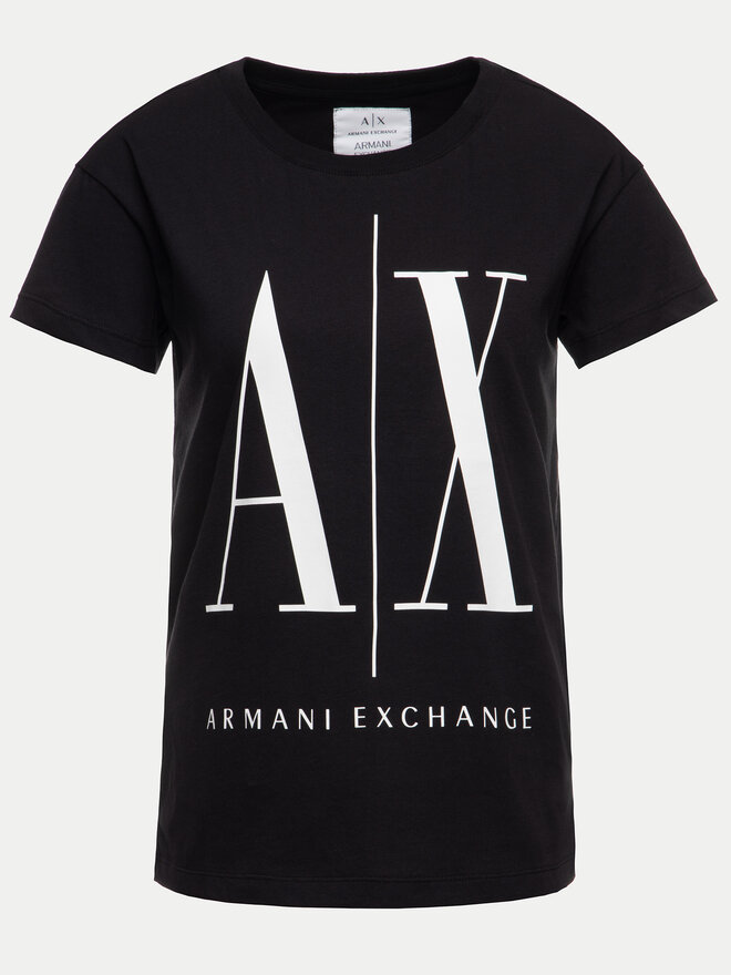 Armani Exchange Armani Exchange T-Shirt 8NYTCX YJG3Z 1200 Μαύρο Regular Fit
