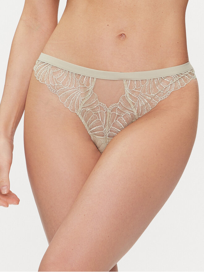 Calvin Klein Underwear Calvin Klein Underwear Стрінги 000QF7759E Зелений