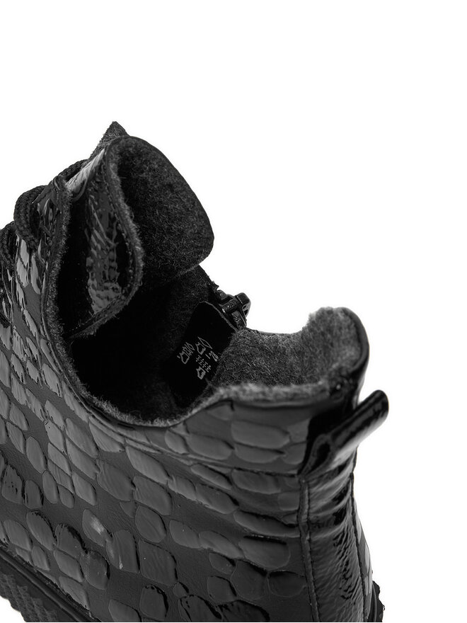 Rieker Schnürschuhe Rieker Y4301-00 Schwarz