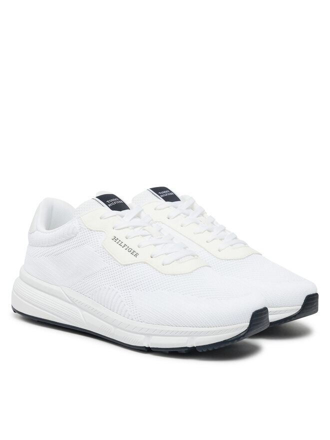 Tommy Hilfiger Sneakers Tommy Hilfiger Lightweight Rwb Knit FM0FM05423 Weiß