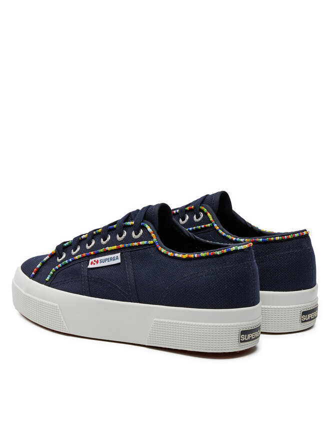 Superga Tenisówki Superga Multicolor Beads 2740 S4131FW Granatowy