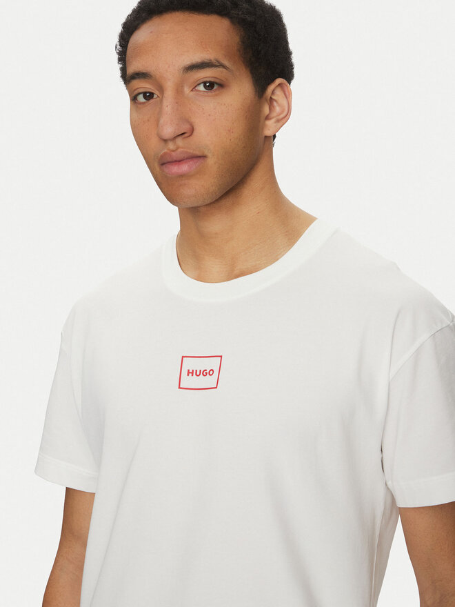 HUGO HUGO T-Shirt Laze 50525236 Weiß Relaxed Fit