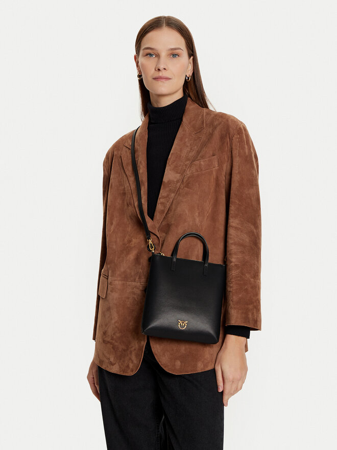 PINKO Táska Pinko Mini Shopper AI 24-25 PCPL 102746 A0F1 Fekete