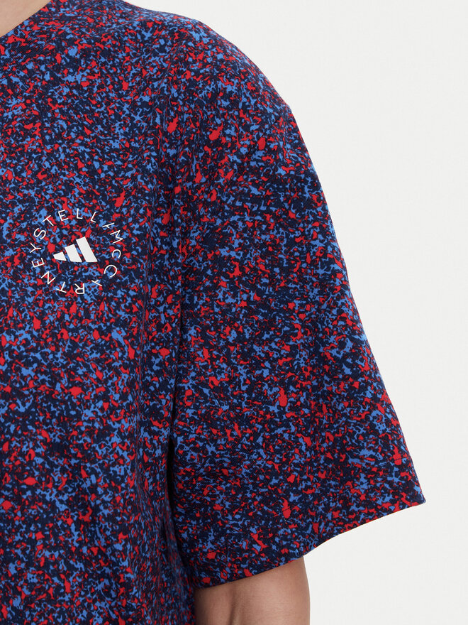 adidas by Stella McCartney adidas by Stella McCartney Majica Stella McCartney Printed JJ0083 Mornarsko modra Loose Fit