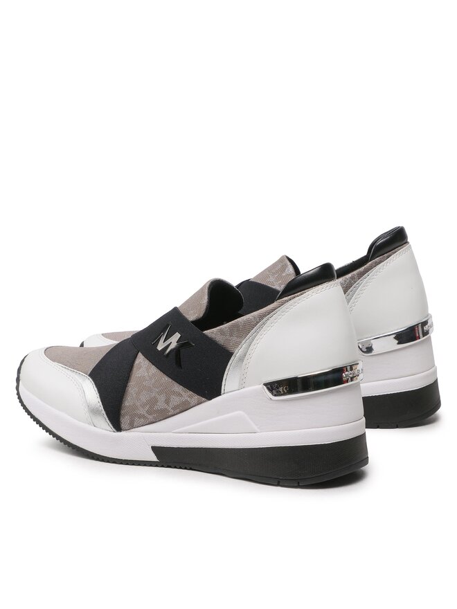 MICHAEL Michael Kors Sneakers MICHAEL Michael Kors Geena Slip On Trainer 43F2GNFP3Y Silberfarben