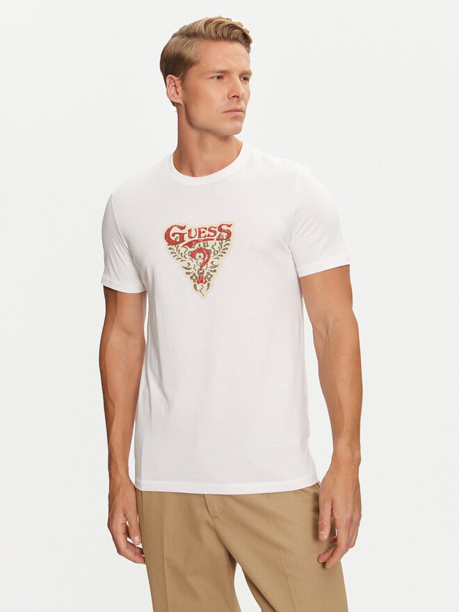 Guess Guess Camiseta M4BI44 I3Z14 Blanco Regular Fit