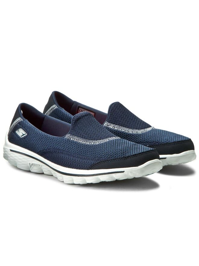 Skechers Sneakersy Skechers Go Walk 2 13590/NVY Tmavomodrá