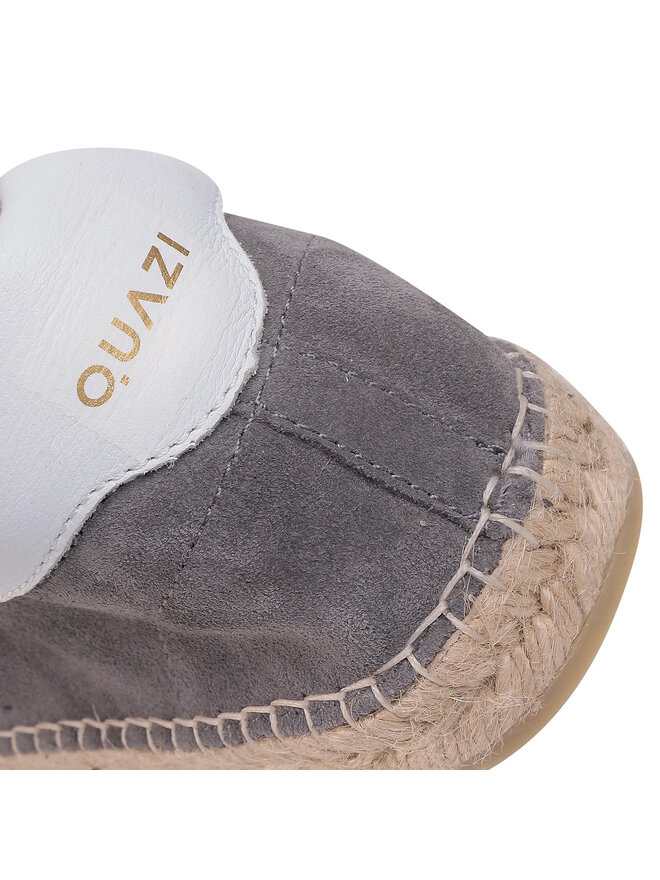 QUAZI Espadryle QUAZI QZ-63-04-000621 Szary