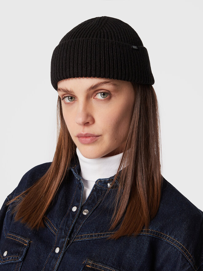 Bonnet Vans Shorty Beanie VN0A4UMAJNH1 Noir chaussures