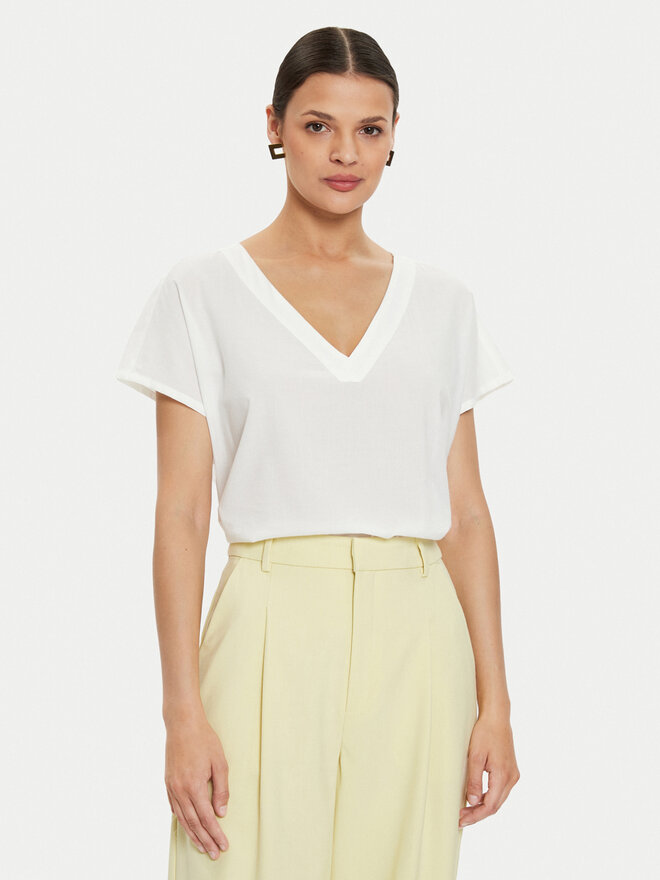 Mustang Mustang Camiseta Elsberry 1015086 Blanco Relaxed Fit
