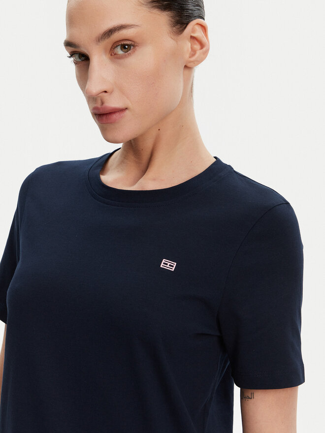 Tommy Hilfiger Tommy Hilfiger Póló WW0WW45522 Sötétkék Regular Fit