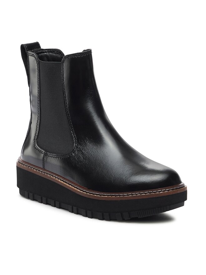 Clarks Боти тип челси Clarks Orianna W Up 261748214 Черен