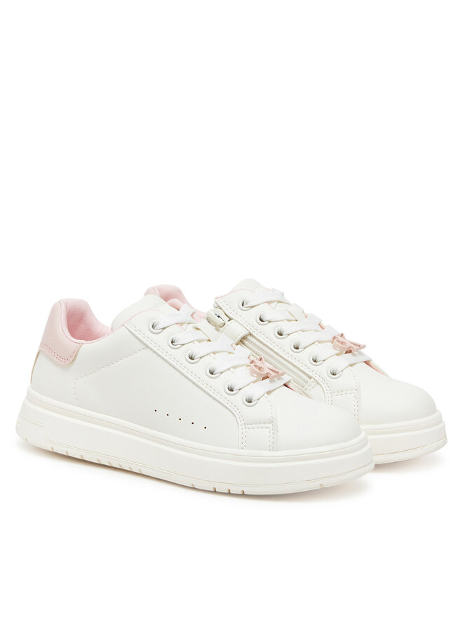 Calvin Klein Jeans Sneakersy Calvin Klein Jeans Low Cut Lace-Up V3A9-82015-1355A M Biela