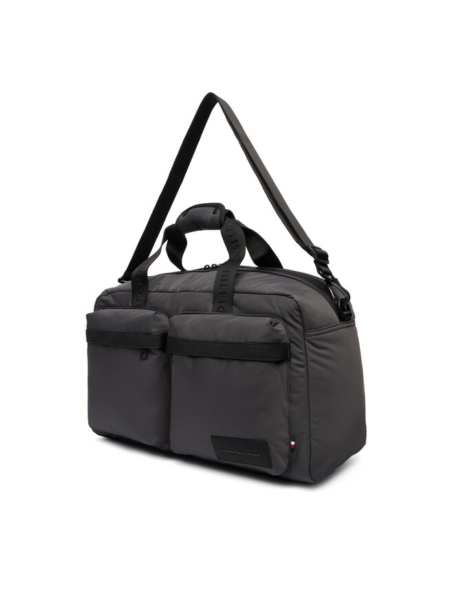 Tommy Hilfiger Wochenendtasche Tommy Hilfiger Th Repreve Duffle AM0AM14008 Grau