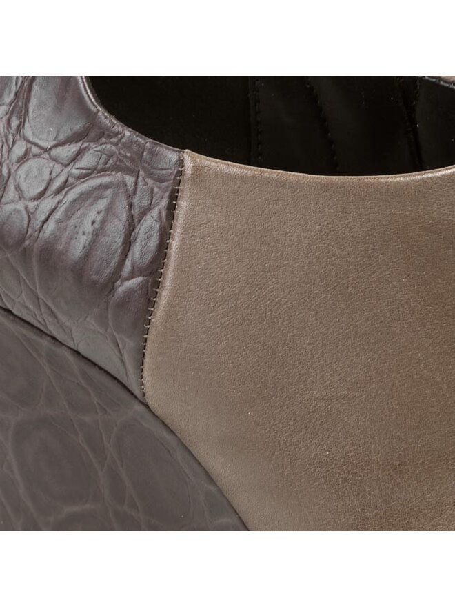 Clarks Poltopánky Clarks Comet Ice 261009684 Hnedá