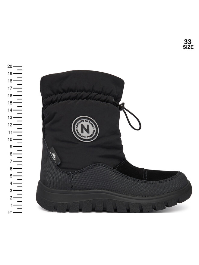 Naturino Μπότες Χιονιού Naturino Varna 2 Wp. 3001578-06-1A16 S Μαύρο