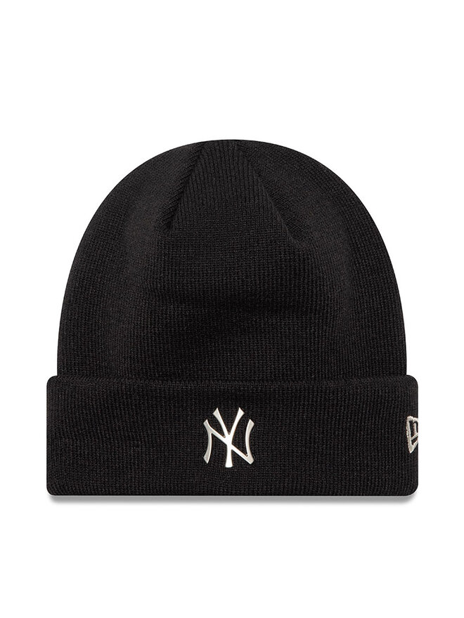 New Era Шапка New Era Metallic Cuff Beani Черен