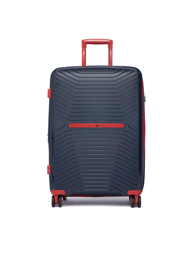 Beverly Hills Polo Club Mittlerer Koffer Beverly Hills Polo Club BHPC-WAL-005-M Dunkelblau