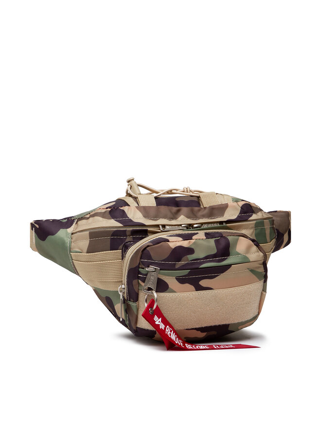 Alpha Industries Ledvinka Alpha Industries Tactical Waist Bag 128925 Zelená