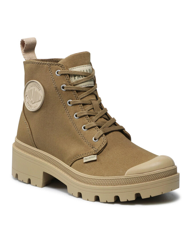 Palladium Schnürstiefeletten Palladium Pallabase Twill 96907-204-M Grün