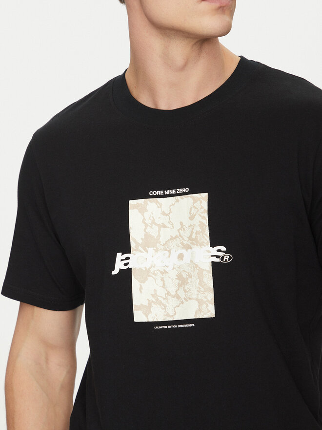 Jack&Jones Jack&Jones T-Shirt Tarmac 12273239 Μαύρο Regular Fit
