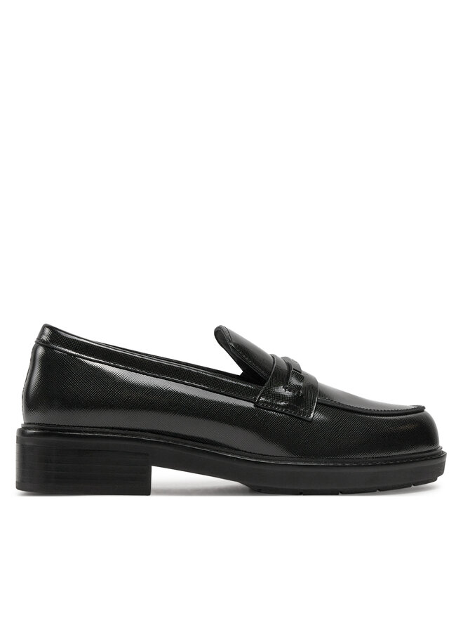 Calvin Klein Лоуфъри Calvin Klein Loafer W/M Bar Saff Lth HW0HW02076 Черен