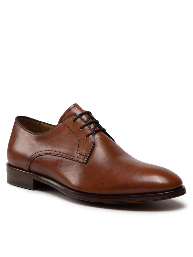 Lord Premium Półbuty Lord Premium Derby 5504 Brązowy