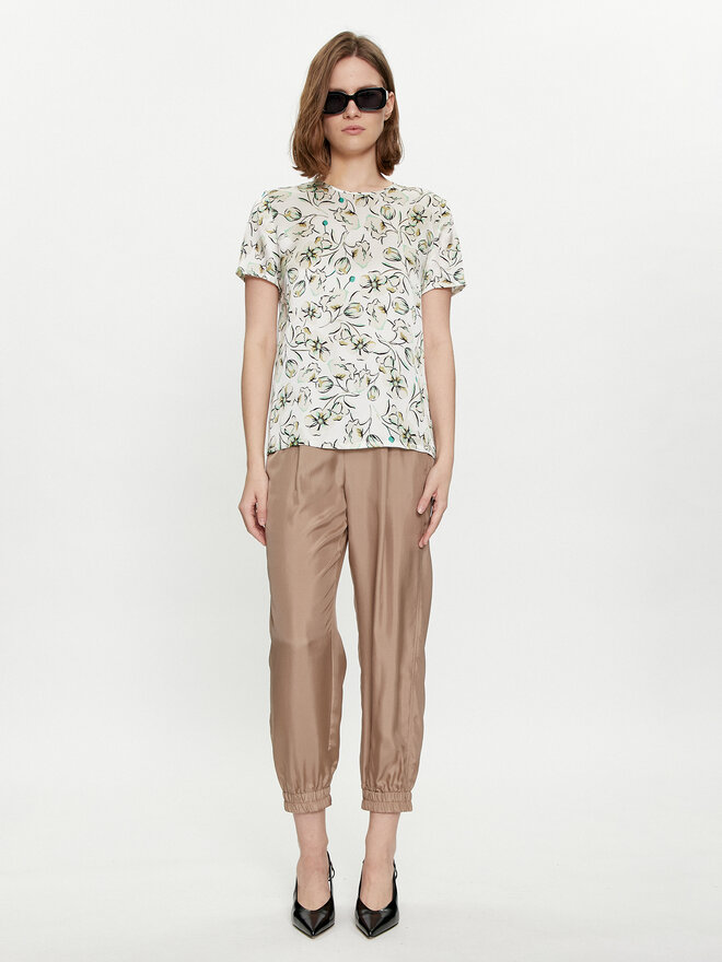Marella Marella Póló Hobby 2413111161 Zöld Regular Fit