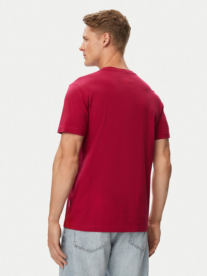 Beverly Hills Polo Club Beverly Hills Polo Club T-Shirt P-SS26M-TS41740 Dunkelrot Regular Fit