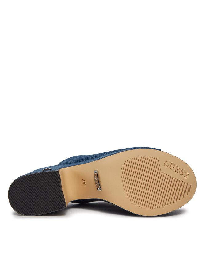 Guess Klapki Guess Yaki2 FLJYA2 DEN04 Niebieski