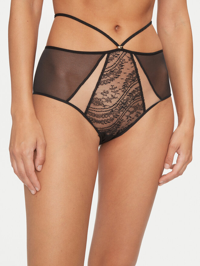 Chantelle Chantelle Klassischer Damenslip mit hoher Taille Ester Manas C019C5 Schwarz