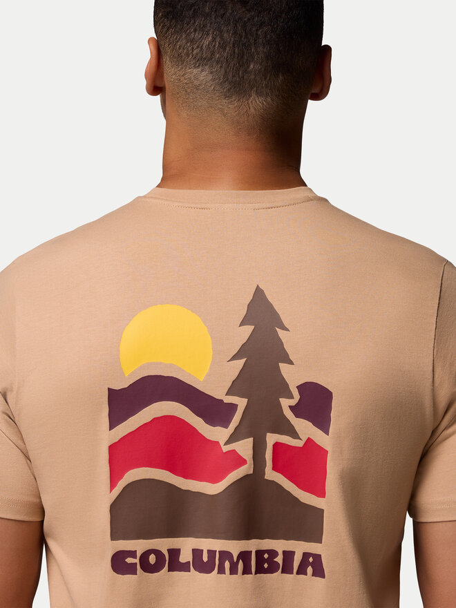 Columbia Columbia Camiseta Explorers Canyon™ 2036451 Beis Regular Fit