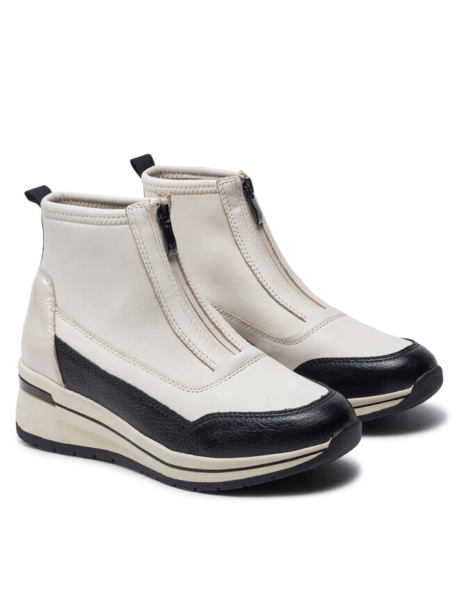 Caprice Botine Caprice 9-25433-43 Alb