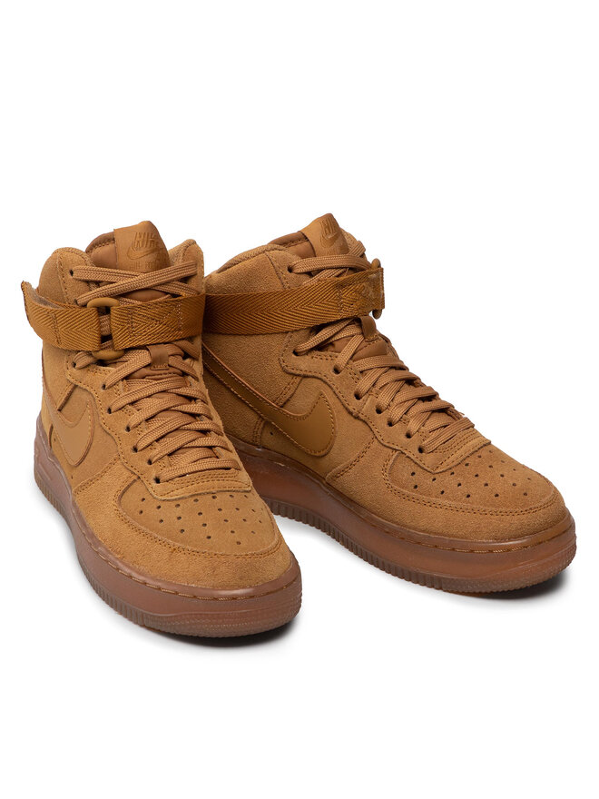 Nike Sneakers Nike Air Force 1 High Lv 8 3 (GS) CK0262 700 Giallo