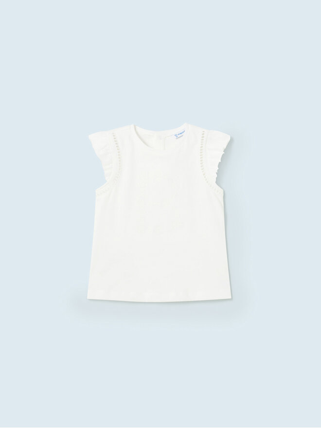 Mayoral Mayoral Camiseta 1012 Blanco Regular Fit
