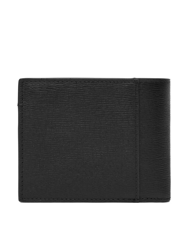 Calvin Klein Портфейл Calvin Klein Saffiano Billfold W Card + Coin LV04D1074G Черен