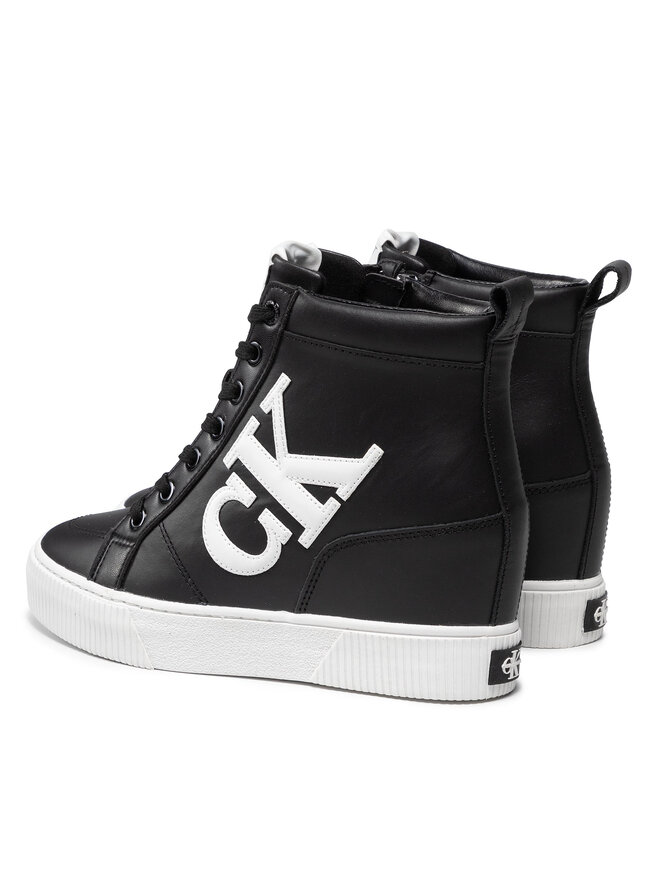 Calvin Klein Jeans Sneakers Calvin Klein Jeans Hidden Wedge Sneaker YW0YW00438 Schwarz