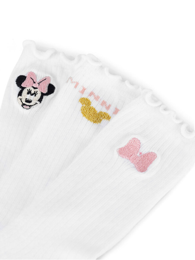 Mickey&Friends Κάλτσες Mickey&Friends ACCCS-AW24-116DSTC (3-PACK) Λευκό