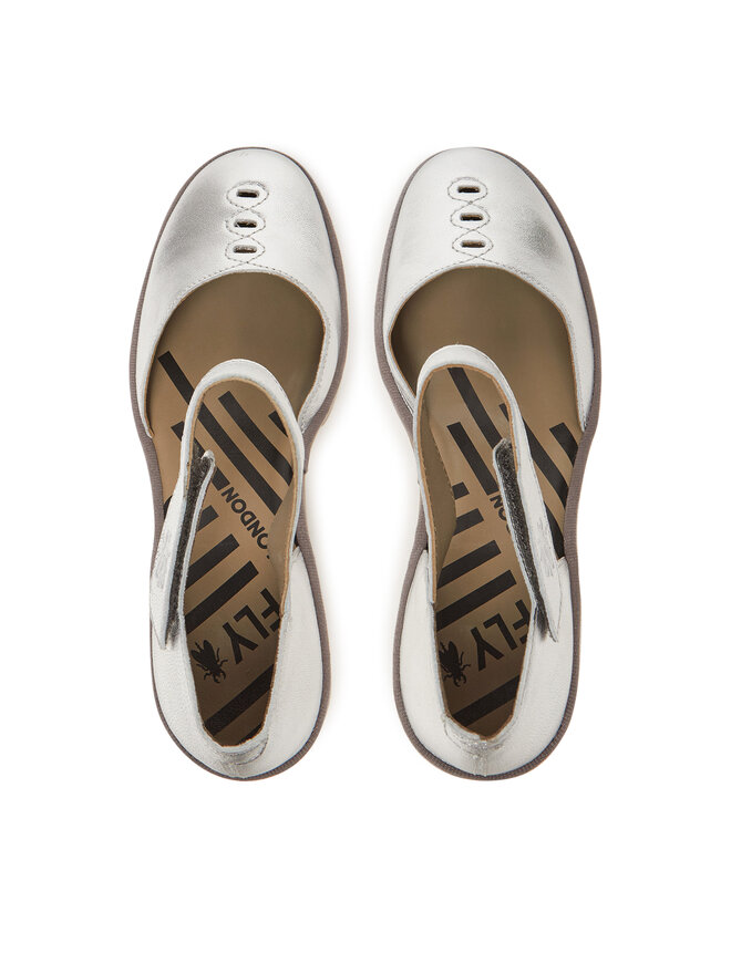 Fly London Pantofi Fly London Bisofly P501305026 Argintiu