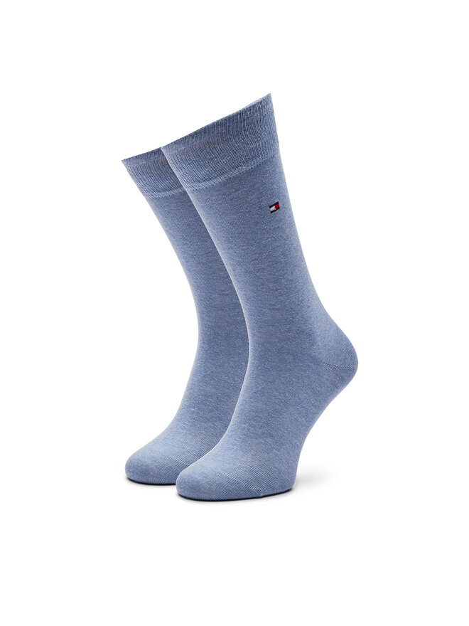 Tommy Hilfiger Σετ ψηλές κάλτσες ανδρικές 2 τεμαχίων Tommy Hilfiger 371111134 Μπλε