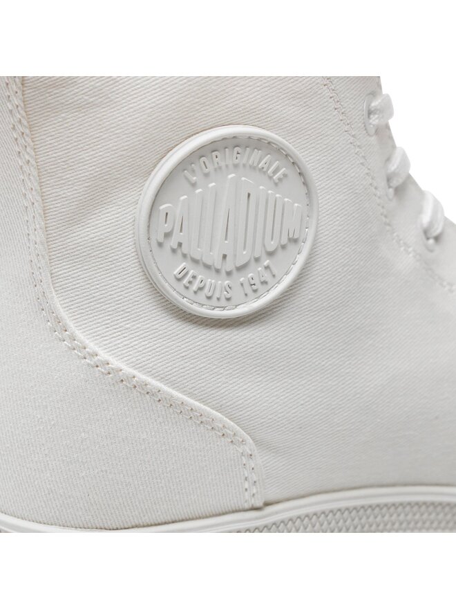 Palladium Schnürstiefeletten Palladium Pallabase Twill 96907-141-M Weiß