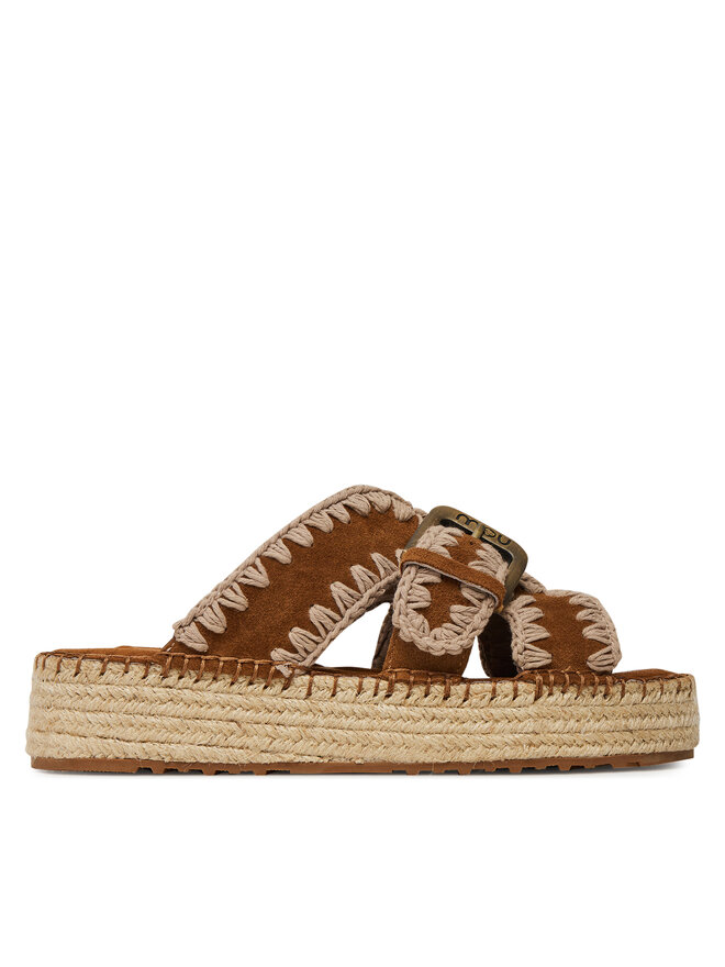 Mou Espadrilles Mou Jute sandal MU.SW641003A Braun