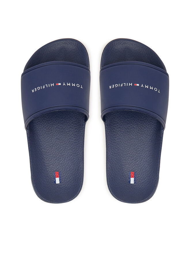Tommy Hilfiger Pantoletten Tommy Hilfiger T3X0-34403-1172 Blau