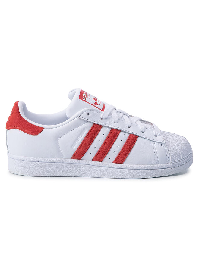 Adidas superstar 2 kids red discount