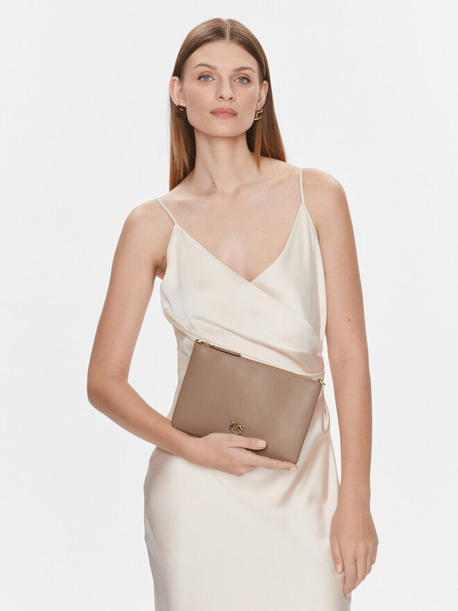 PINKO Τσάντα PINKO Flat Classic AI 23-24 PCPL 100455 A0F1 Μπεζ