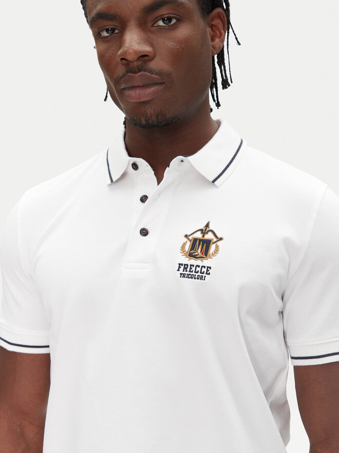 Aeronautica Militare Aeronautica Militare Poloshirt 251PO1850P191 Weiß Slim Fit